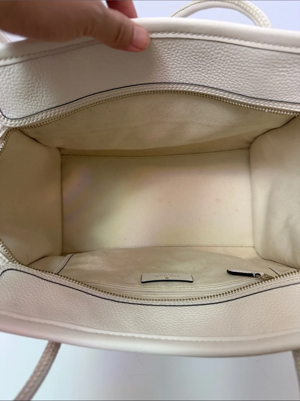 kate spade structured leather